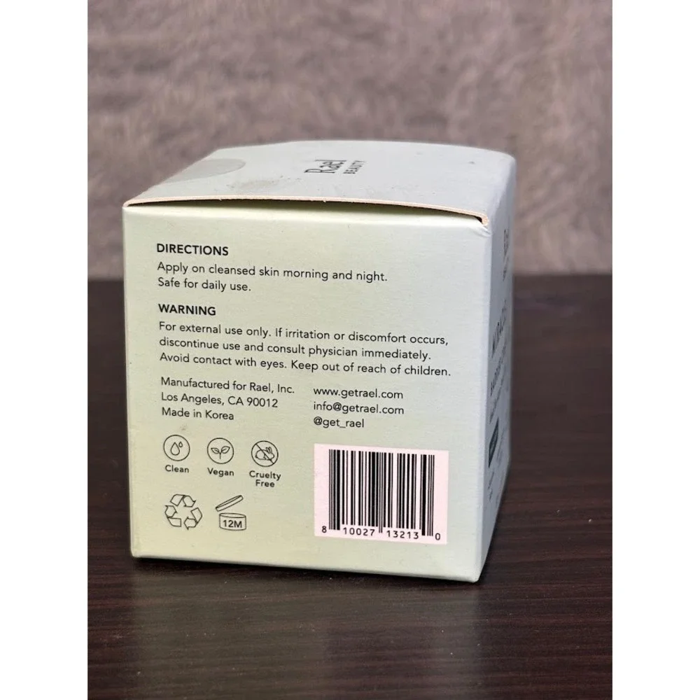 Rael Beauty Miracle Clear Barrier Cream 1.8oz Succinic Acid Acne-Prone Skincare